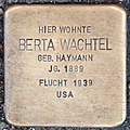 2021 Stolperstein Berta Wachtel - by 2eight - 3SC9195.jpg