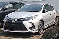 2021 Toyota Yaris 1.5 TRD Sportivo (NSP151; second facelift, Indonesia)