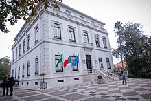 Sao Bento Mansion, the official residence of the Prime Minister. 22 11 2022 Encontro com o senhor Antonio Costa, Primeiro-Ministro da Republica Portuguesa (52518745795).jpg