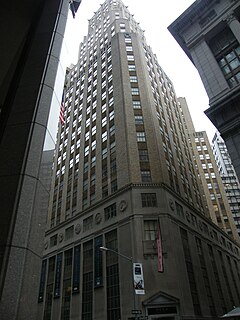 Wall and Hanover Building Residential skyscraper in Manhattan, New York