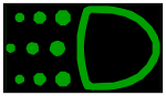 ISO symbol for daytime running lights[7]
