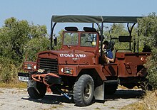 Ex-Botswana Defence Force M325 Command Car (Patrol type) in civilian use in the Tuli Block, Botswana AIL M325 Command Car.jpg