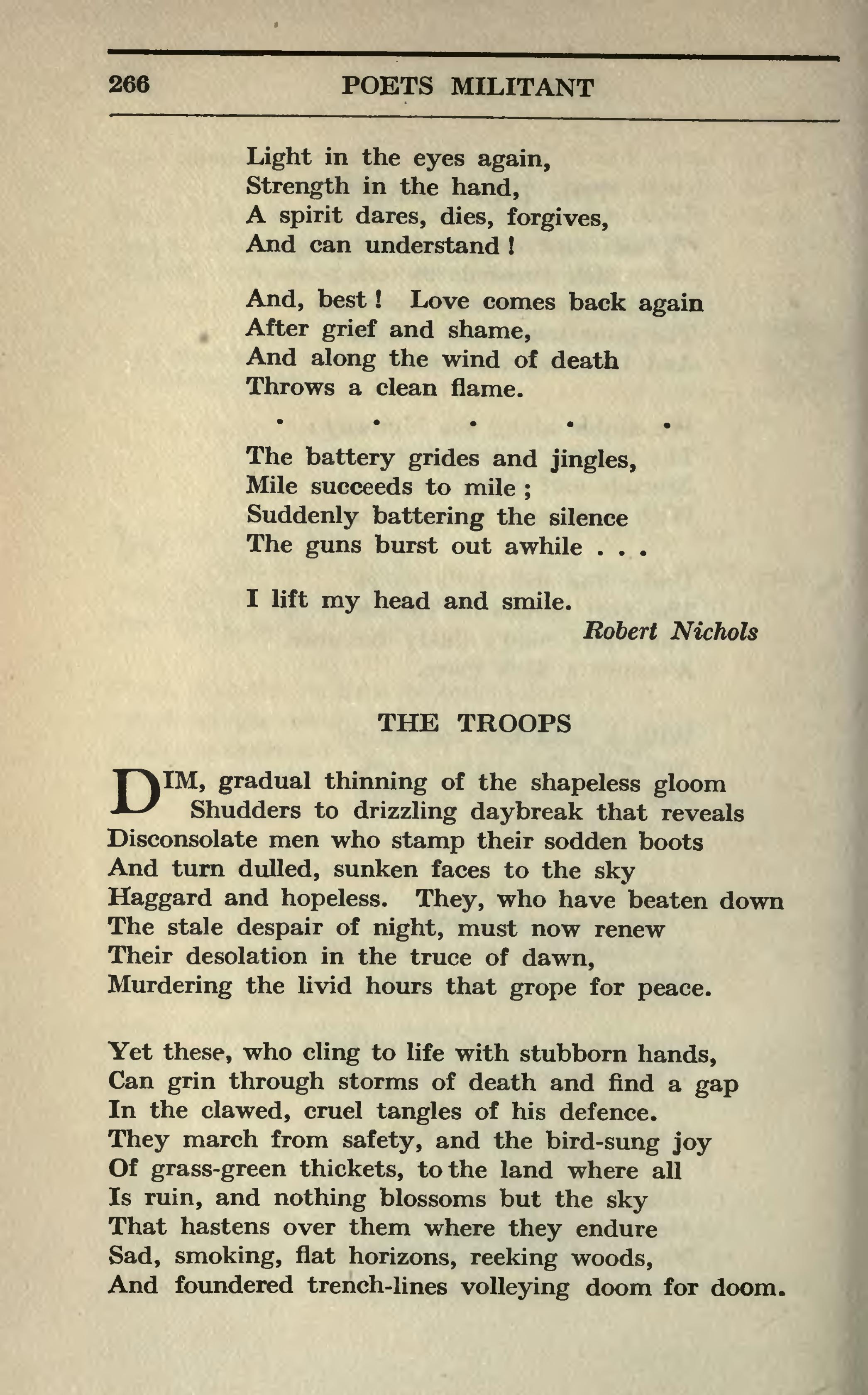 sad military poems
