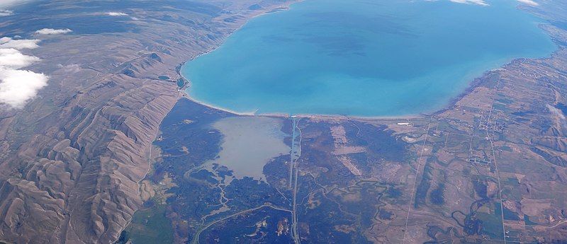 File:Aerial view of Bear Lake, Idaho-Utah.jpg