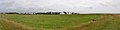 English: Panorama of Aggersborg viking fort. This is a photo of an archaeological site or monument in Denmark, number 15339 in the Heritage Agency of Denmark database for Sites and Monuments.