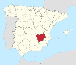 Province of Albacete within Spain
