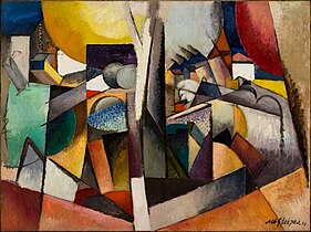 Paysage cubiste, 1914
