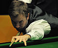 Deutsch: Bild aufgenommen in Berlin während des German Masters im Snooker 2013. Ali Carter. English: Picture taken in Berlin during the Snooker German Masters in 2013. Ali Carter.