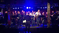 Bilder vom Zelt Musik Festival 2022 in Freiburg im Breisgau Derr Big Band Abend mit den Chnofis, BigSickBand, Streulichtern