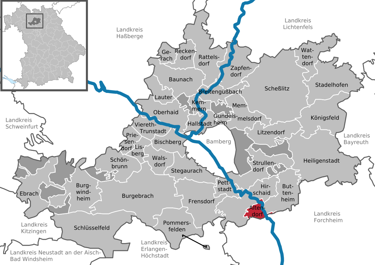 karte landkreis bamberg Altendorf (Landkreis Bamberg) – Wikipedia