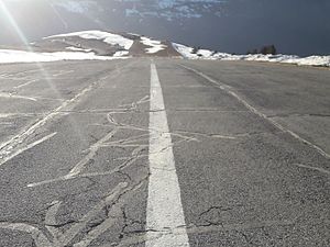 Piste de l’altiport.