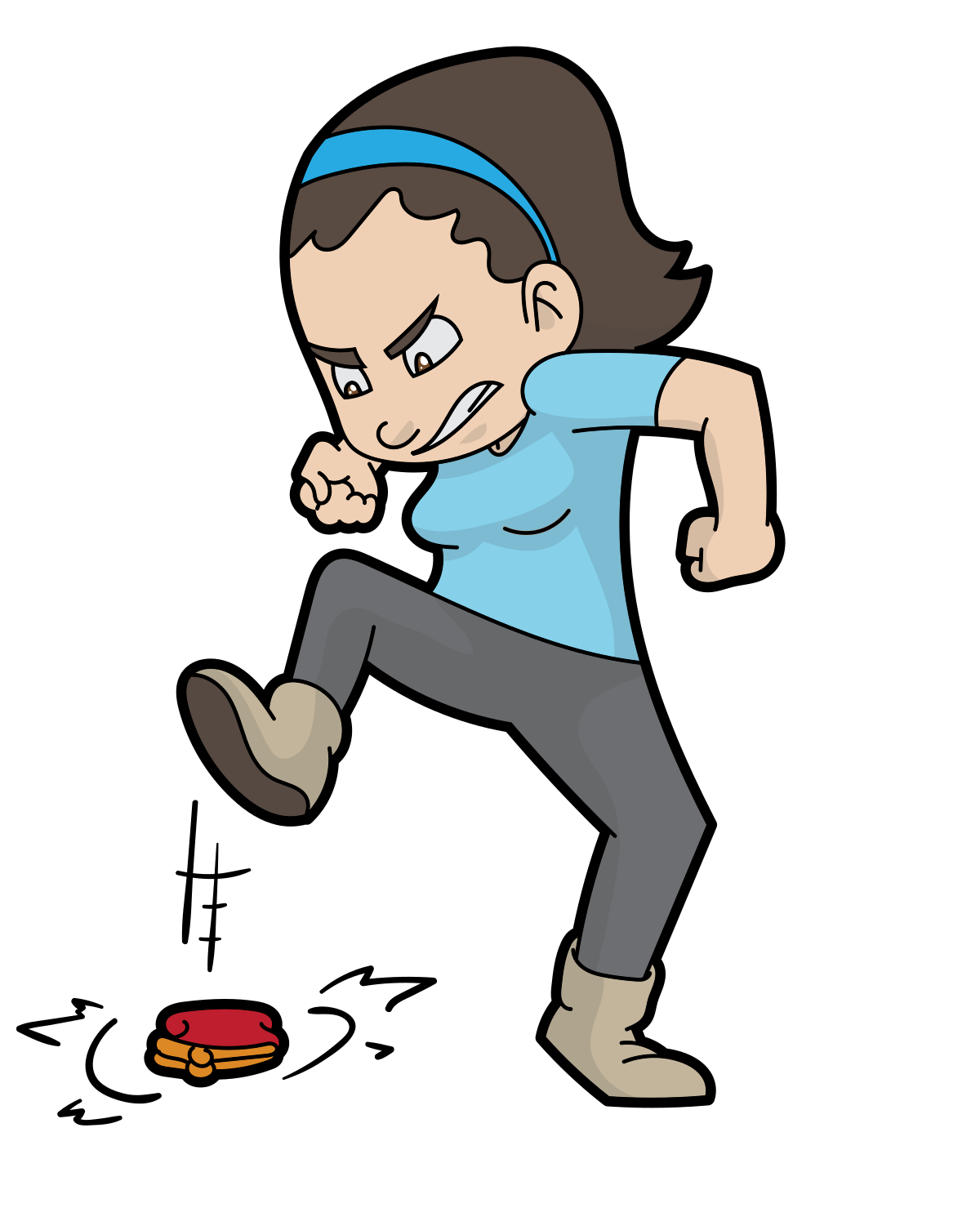 Download File:Angry Cartoon Woman Stomping On Her Coin Purse.svg - Wikimedia Commons