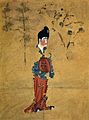 Anonymous-Astana Graves Courtesan, c. 744, Tang dynasty.