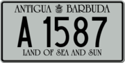 Thumbnail for Vehicle registration plates of Antigua and Barbuda