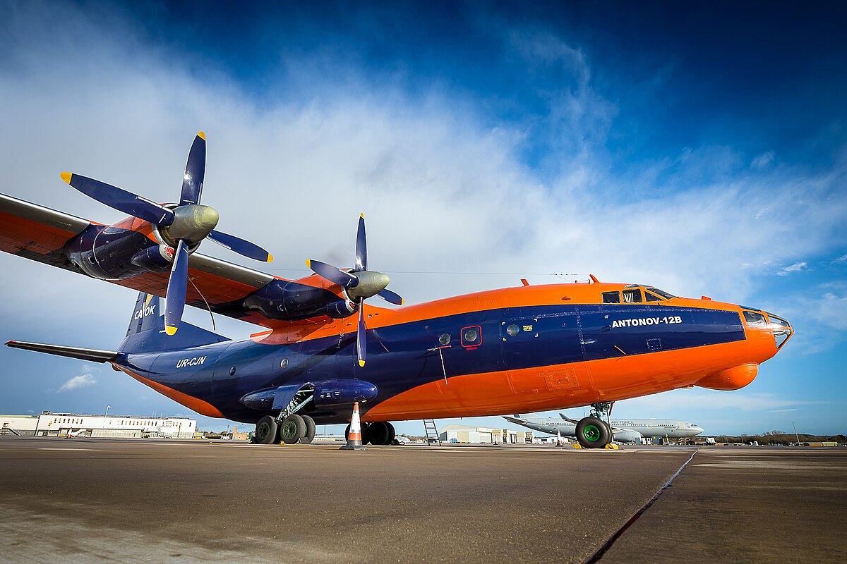 Yesterday's very special visitor: Cavok Air Antonov An-12B