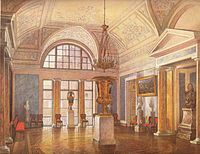 St George's Hall And Apollo Room Of The Winter Palace