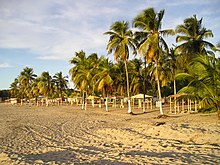 Una spiaggia sul litorale di Arecibo.