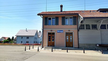 Arnegg railway station