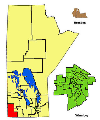 <span class="mw-page-title-main">Arthur-Virden</span> Defunct provincial electoral district in Manitoba, Canada