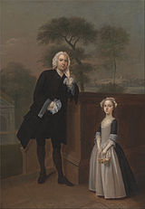 An Unknown Man with His Daughter – (1746-1748)
