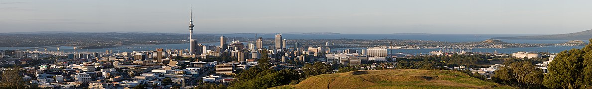 Skyline of Auckland City