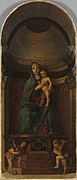 Thronende Madonna mit Engeln und Heiligen (nach Giovanni Bellini) (Frari-Triptychon), 1870/71