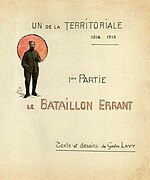 Page de présentation de l'oeuvre Un de la Territoriale, 1er partie, réalisé par Gaston Lavy à partir de 1920