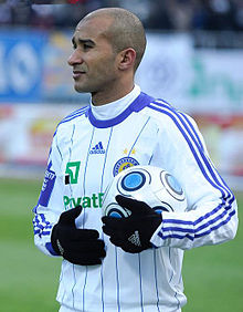 Badr El Kaddouri played 10 seasons in the Ukrainian Premier League for Dynamo Kyiv Badr El Kaddouri2.jpg