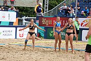 Deutsch: Beachhandball Europameisterschaften 2019 (Beach handball Euro); Tag 6: 7. Juli 2019 – Spiel um Platz Drei, Frauen, Kroatien-Niederlande 0:2 (14:23, 20:22) English: Beach handball Euro; Day 6: 7 July 2019 – Women's Bronze Medal Match – Croatia-Netherlands 0:2 (14:23, 20:22)