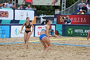 Deutsch: Beachhandball Europameisterschaften 2019 (Beach handball Euro); Tag 6: 7. Juli 2019 – Spiel um Platz Drei, Frauen, Kroatien-Niederlande 0:2 (14:23, 20:22) English: Beach handball Euro; Day 6: 7 July 2019 – Women's Bronze Medal Match – Croatia-Netherlands 0:2 (14:23, 20:22)