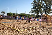 Deutsch: Beachhandball bei den Olympischen Jugendspielen 2018; Tag 3, 9. Oktober 2018; Jungs, Vorrunde, Gruppe B - Kroatien-Paraguay 2:0 English: Beach handball at the 2018 Summer Youth Olympics at 9 October 2018 – Boys Preliminary Round Group B‎ – Croatia-Paraguay 2:0