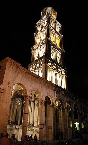 Bell tower of Chatedral of St.Dominus in Split.jpg
