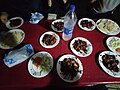 Bengali culinary in a tourist restaurant