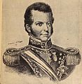 Bernardo O'Higgins (1778-1842), 1st Head of State of Chile.