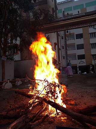 <span class="mw-page-title-main">Bhogi</span> First day of the Pongal festival