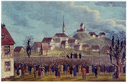 The Ustertag meets near Zurich on 22 November 1830