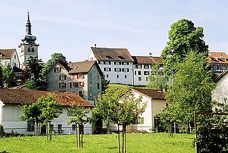 Bischofszell Place in Thurgau, Switzerland