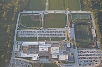 Aerial view of Blue Valley High School