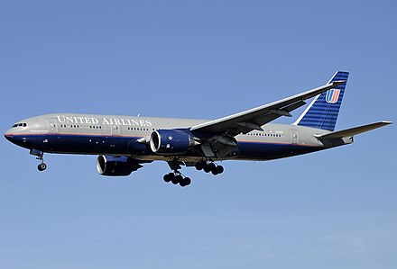 On May 15, 1995, United Airlines received the first Boeing 777-200 and made the first commercial flight on June 7