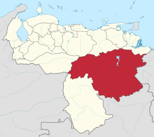 Bolívar en el mapa