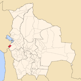 Province de José Manuel Pando - Localisation