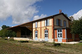 La gare de Bonnétable en 2011.