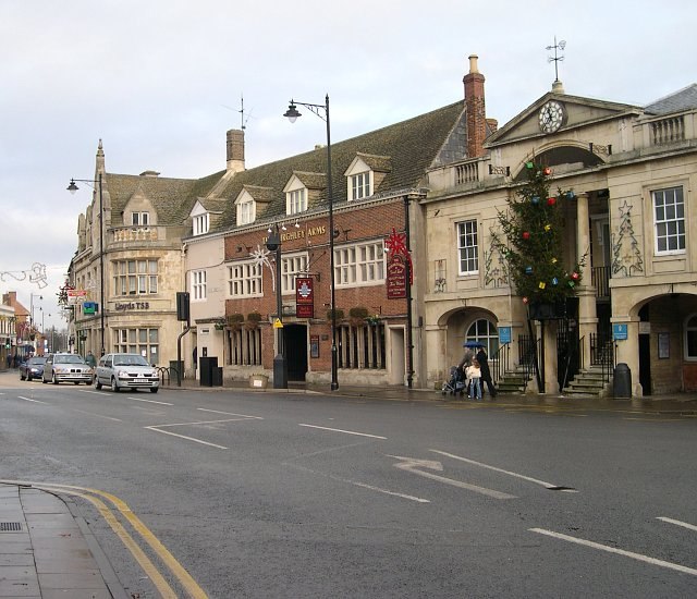 Bourne town centre