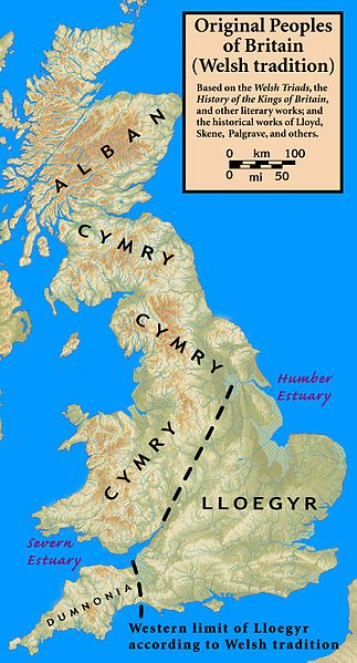 The peoples of Britain according to medieval Welsh tradition.