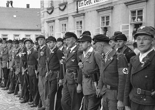 Volksdeutsche of Sudetendeutsches Freikorps in Czechoslovakia, 1938