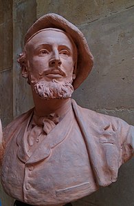 Buste de en:George James Howard (1843-1911), 9e en:Earl of Carlisle, réalisé en:1877 par le sculpteur en:Aime Jules Dalou (1838-1902).