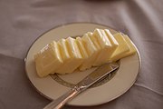 Butter with a butter knife