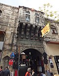 The entrance to the Büyük Valide Han in Istanbul