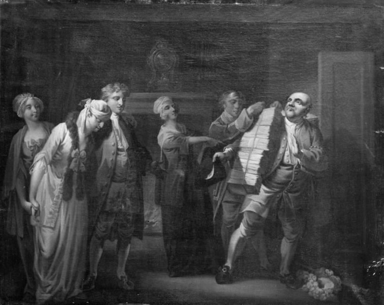 File:C.A. Lorentzen - Republikken eller Det gemene Bedste, III akt, 10. scene - KMS489 - Statens Museum for Kunst.jpg