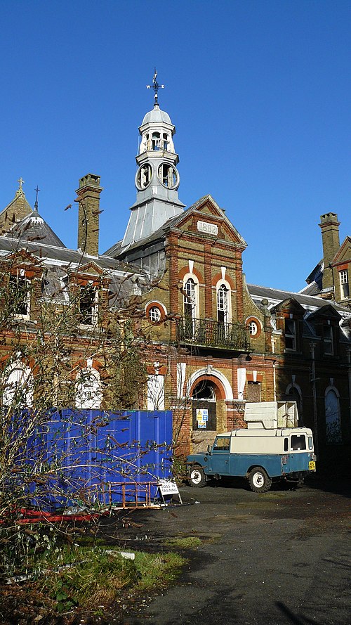 Cane Hill in 2009. The asylum appeared on the cover of the 1970 American release.